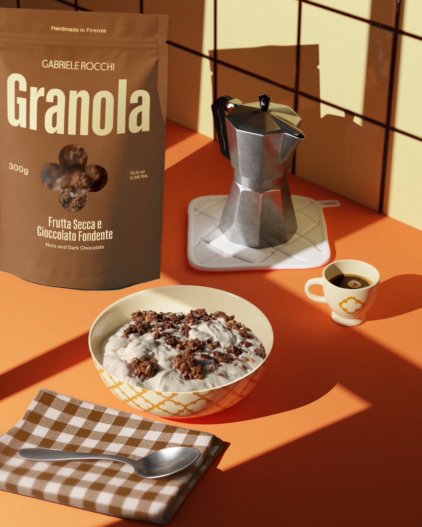 Granola con Frutta Secca e Cioccolato Fondente