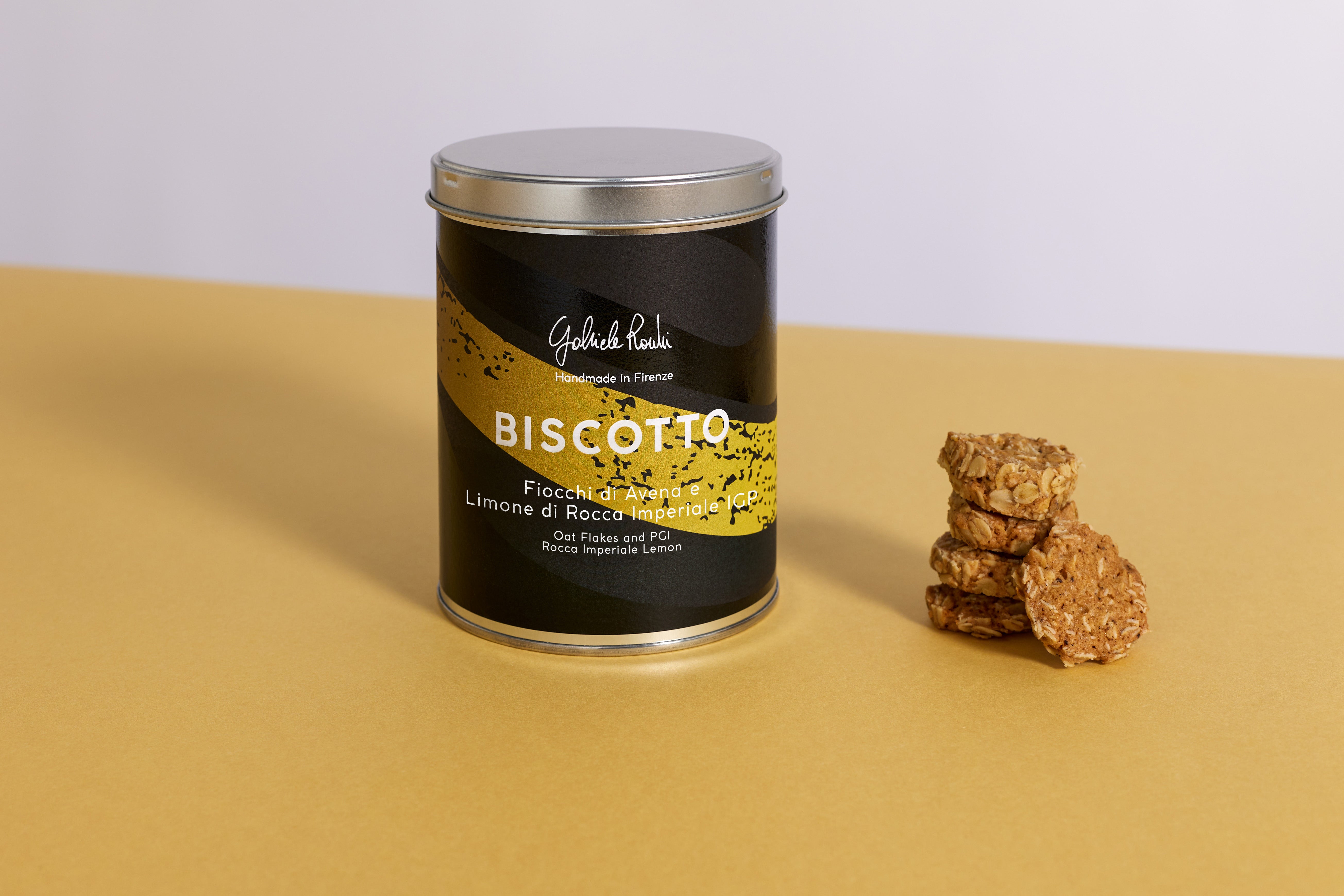 Oat Flakes and Rocca Imperiale PGI Lemon Biscotto