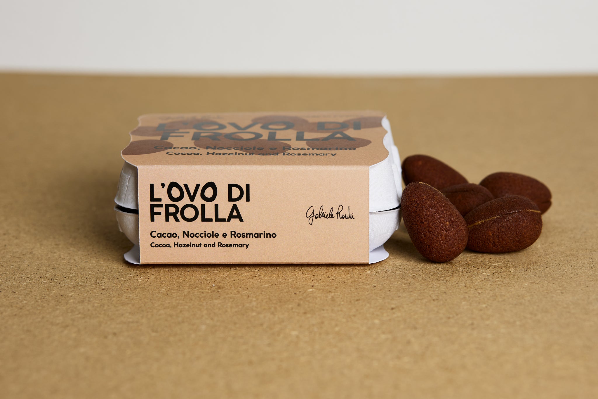 L'OVO di Frolla - Cacao, Nocciola e Rosmarino
