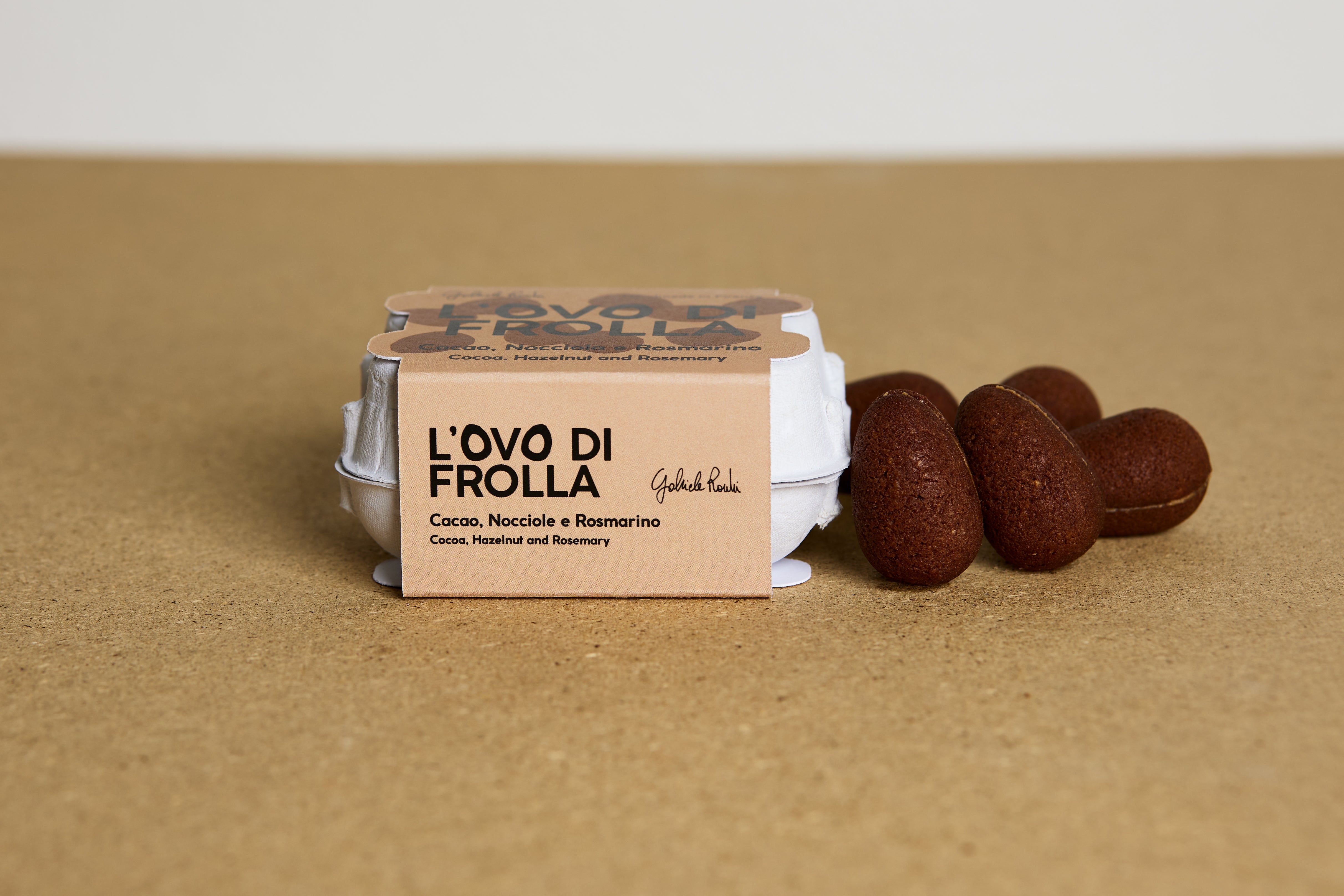 L'OVO di Frolla - Cacao, Nocciola e Rosmarino