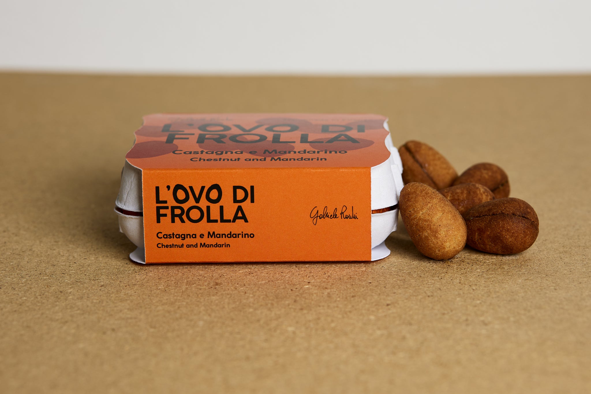 L'OVO di Frolla Castagna e Mandarino Biscotti Gabriele Rocchi