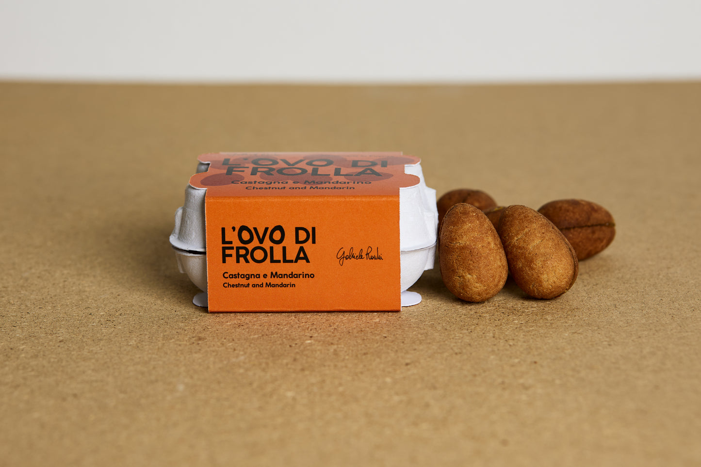 L'Ovo di Frolla of Chestnut and Mandarin 