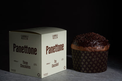 Three Chocolate Panettone