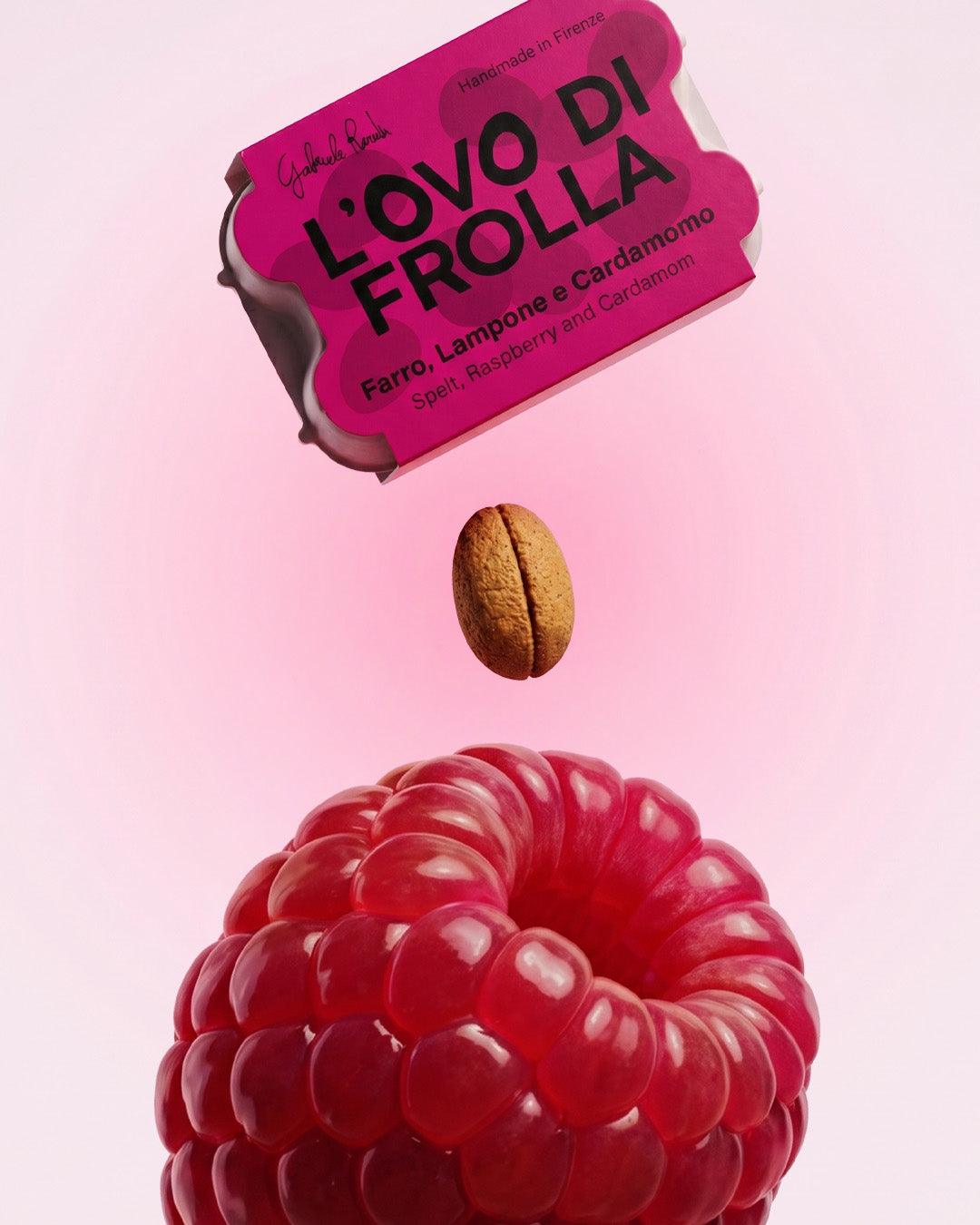 L'OVO di Frolla - Farro, Lampone e Cardamomo