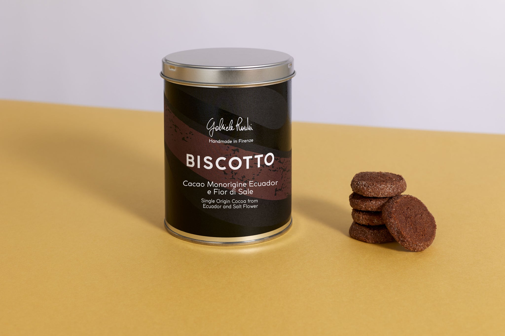 Biscotto Cacao monorigine Ecuador e Fior di Sale di Cervia Gabriele Rocchi
