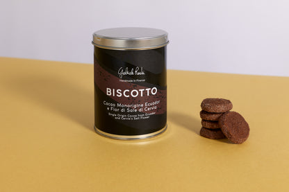 Biscotto Cacao monorigine Ecuador e Fior di Sale di Cervia
